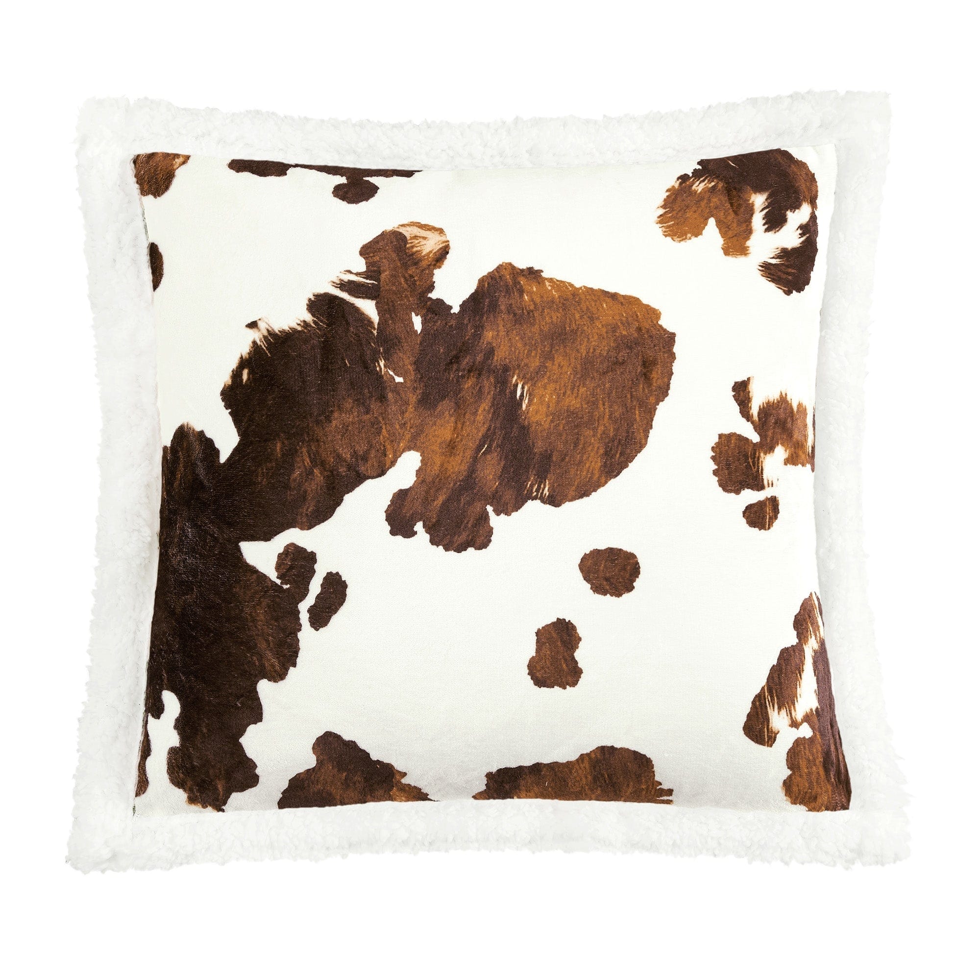 HiEnd Accents Caldwell Cowhide Fringed Pillow