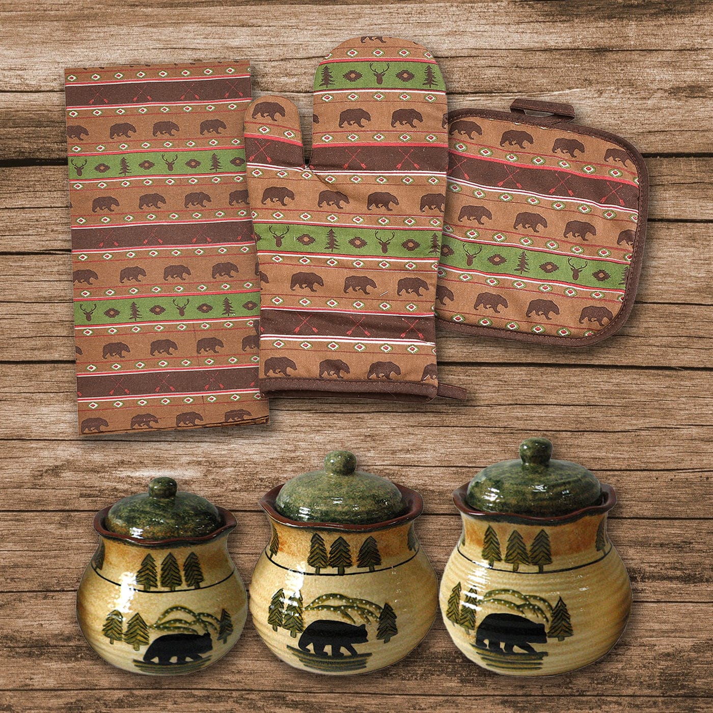 http://www.hiendaccents.com/cdn/shop/products/hiend-accents-kitchen-lifestyle-aztec-multi-animal-print-and-bear-canister-13-pc-set-lf1905k1-29423082733671.jpg?v=1662655308