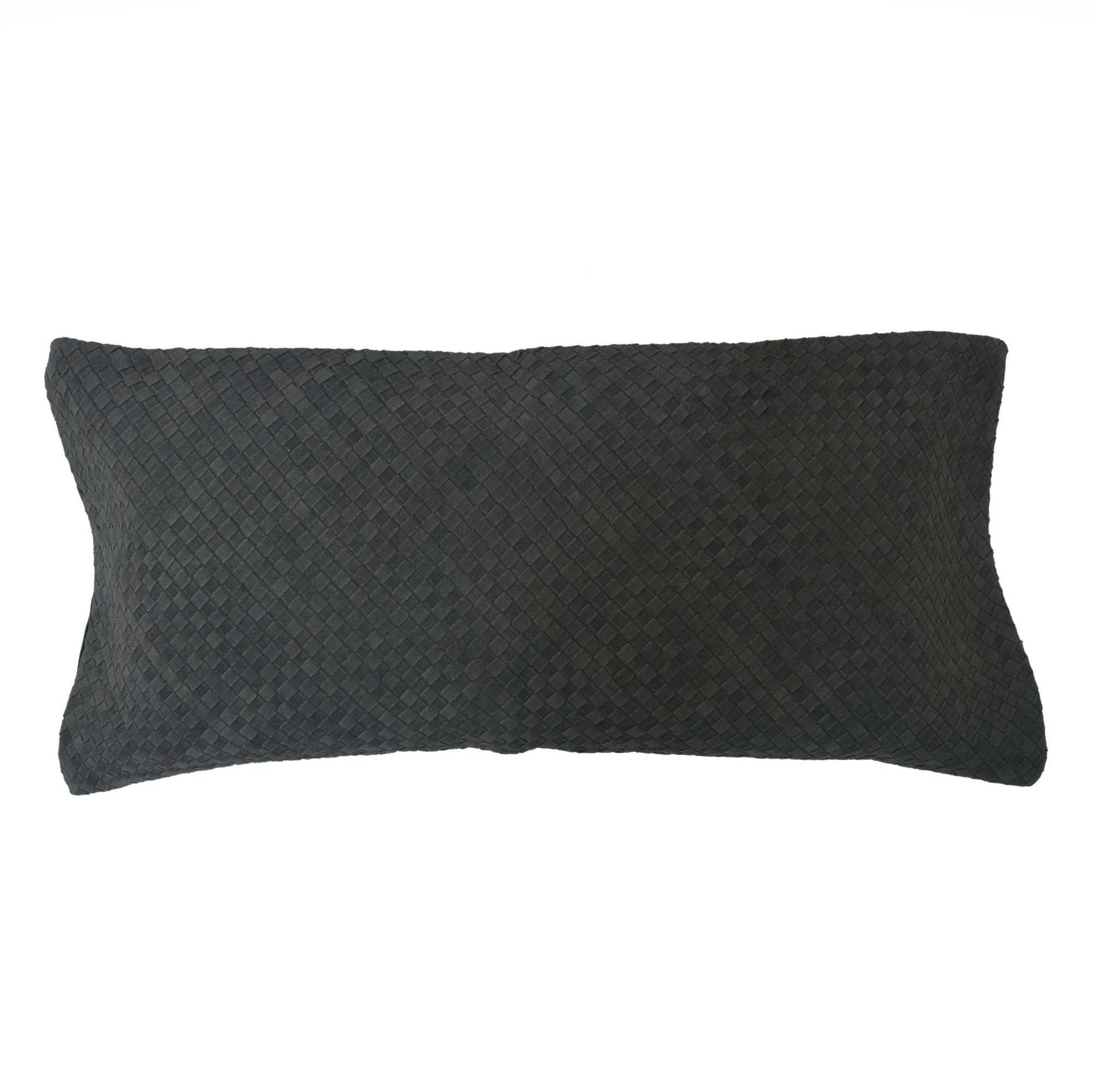 http://www.hiendaccents.com/cdn/shop/products/hiend-accents-leather-pillow-black-woven-suede-lumbar-pillow-pl5108-ls-bk-hiend-accents-suede-basket-weave-long-lumbar-pillow-29327805710439.jpg?v=1699000452