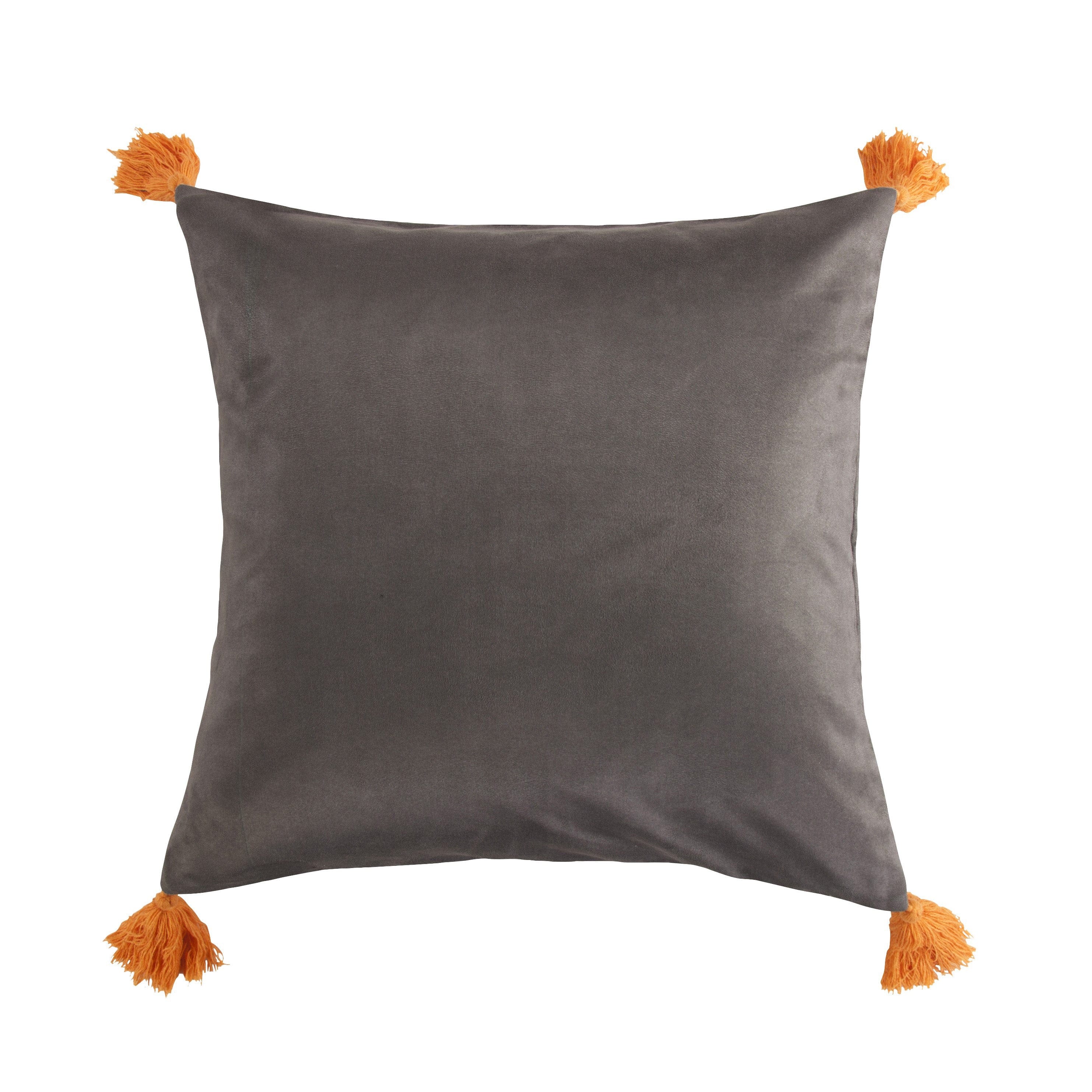 Aria Square Pillow with 4 Tassels 20x20 HiEnd Accents