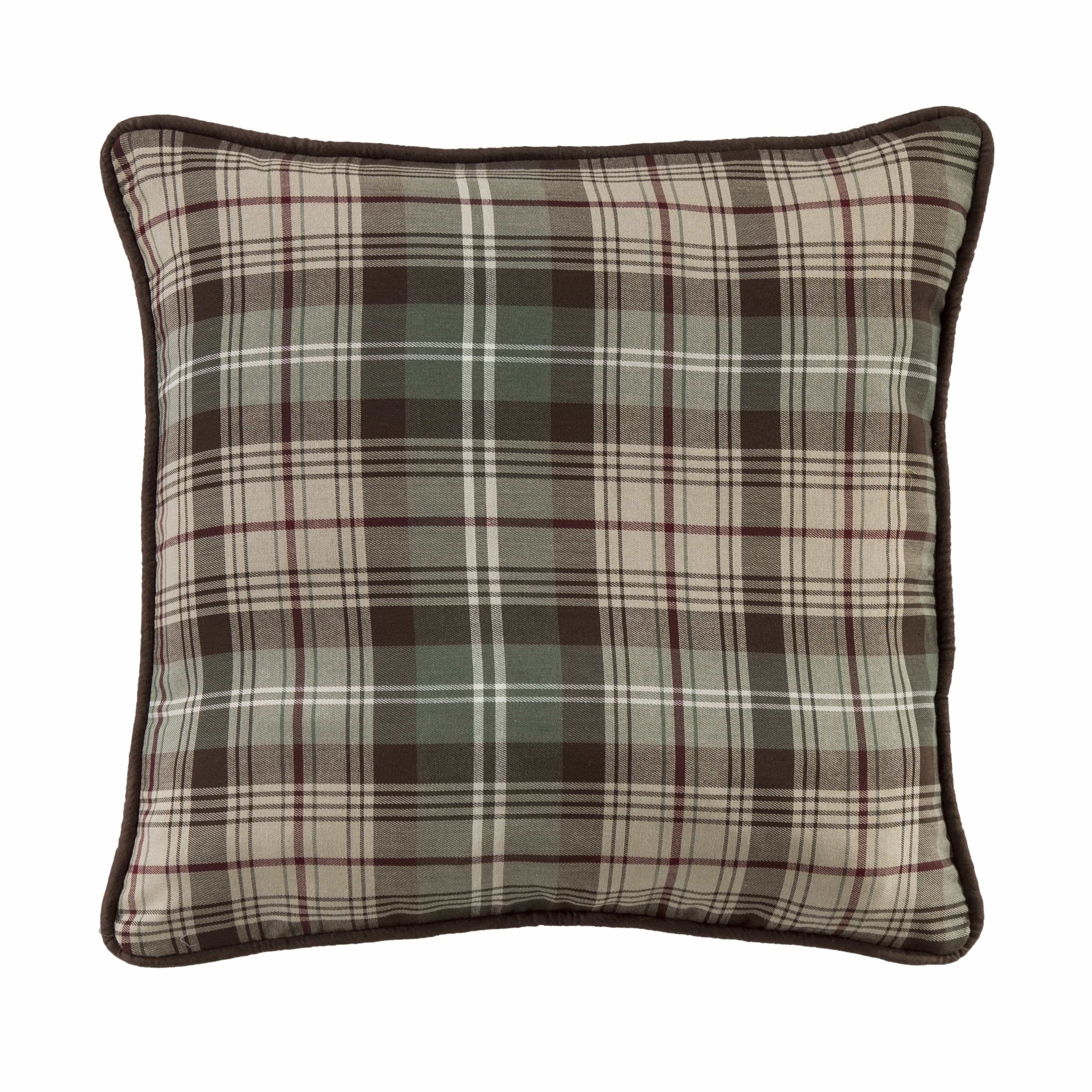 HiEnd Accents Pine (Green) Tree Linen Throw Pillow