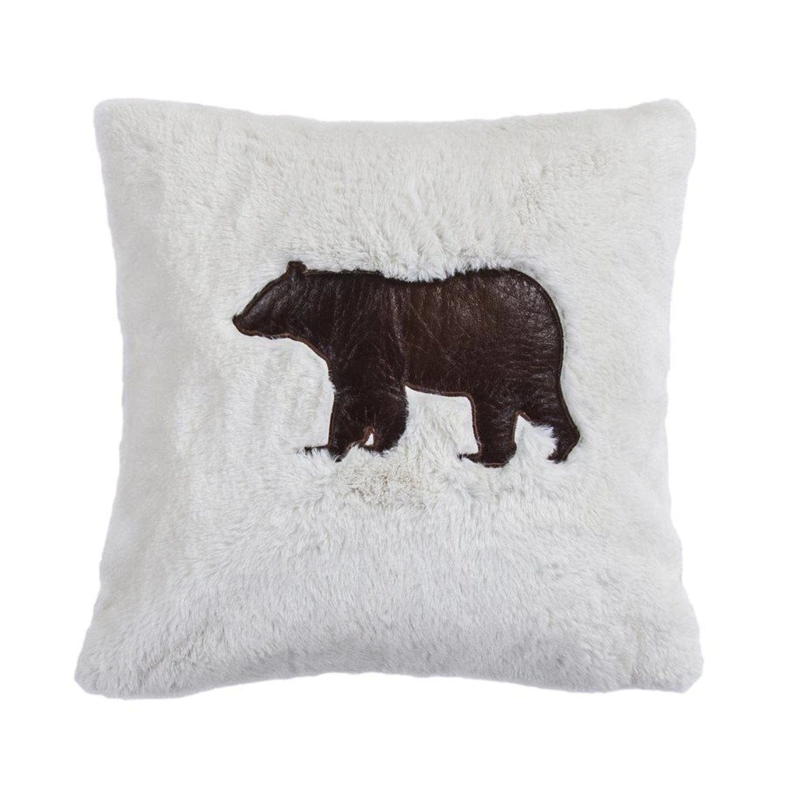 Polar White Throw Pillow