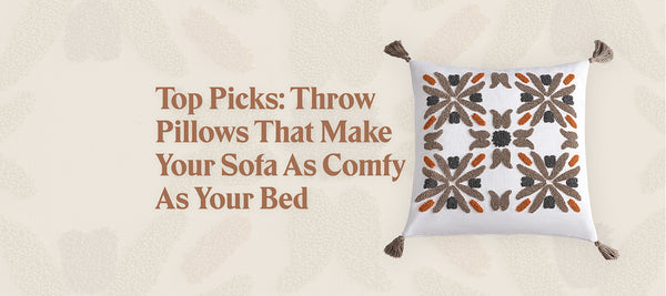 Top Picks: Decorative Throw Pillows for a Sofa That’s as Inviting as Your Bed