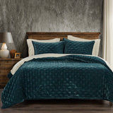 Stella Faux Silk Velvet Duvet Cover Set