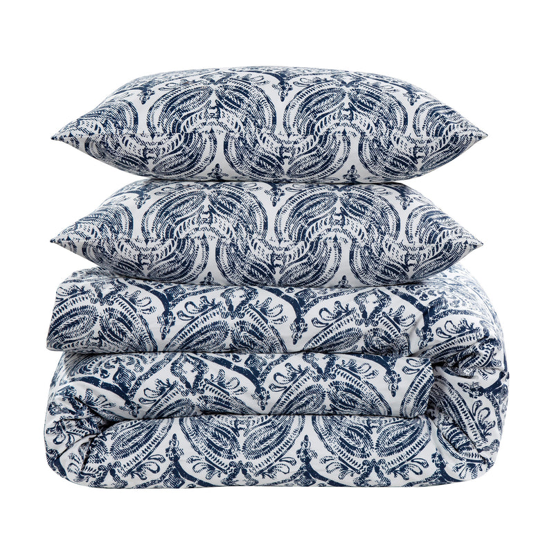 Prosper Medallion Printed Cotton Comforter Set