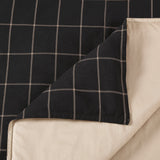 Windowpane Plaid Bedding Set Comforter / Duvet Cover