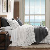 Windowpane Plaid Bedding Set Comforter / Duvet Cover