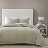 Stonewashed Cotton Waffle Weave Duvet Cover Duvet Cover