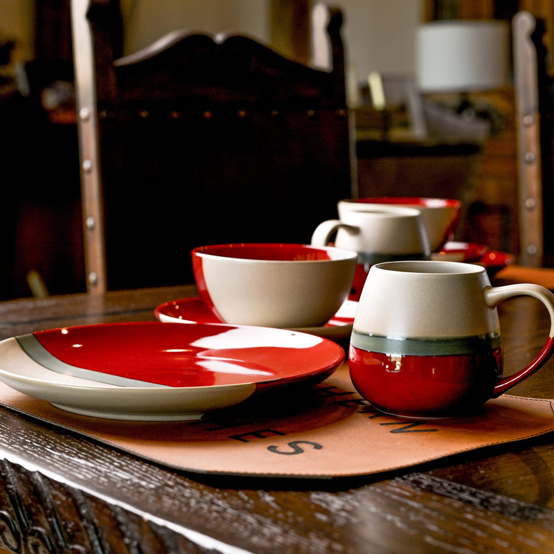 Pasadizo Pomegranate Ceramic 16PC Dinnerware Set