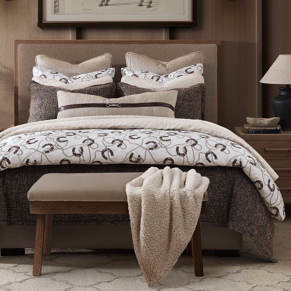 Pierre Equestrian Cotton Sateen Bedding Set