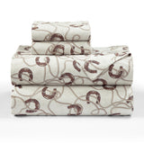 Pierre Horseshoes 350TC Sateen Sheet Set