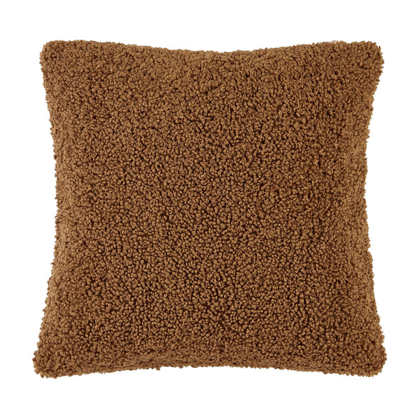 Teddy Pillow with Down Insert Umber Pillow