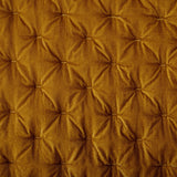 Stella Faux Silk Velvet Quilt Swatch Saffron Swatch