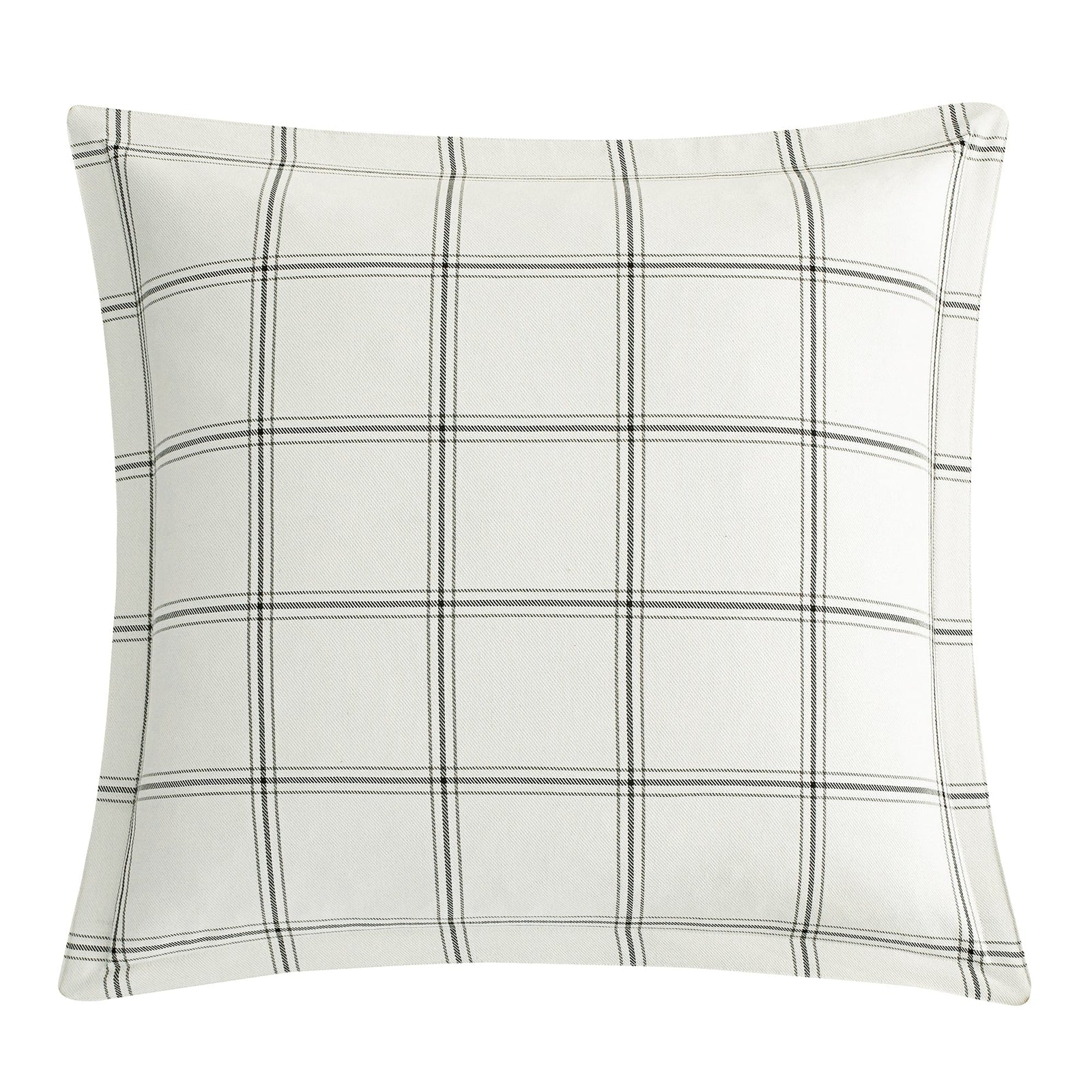 Windowpane Plaid Euro Sham HiEnd Accents