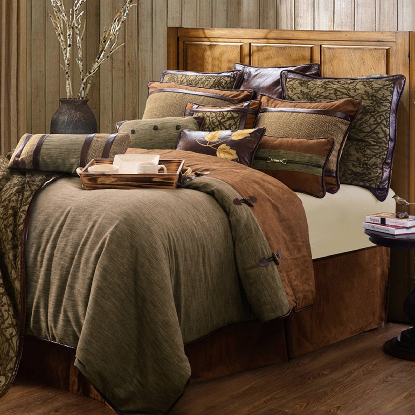 HiEnd Accents Highland Lodge Comforter Set Queen