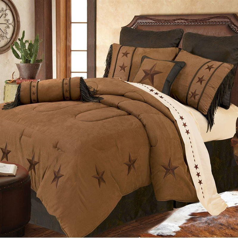 Laredo Comforter Set, Tan, Twin TWIN Comforter