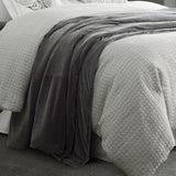 Grey Velvet Duvet Cover, Queen Super Queen Duvet Cover