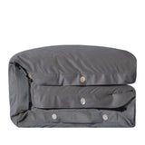 Grey Velvet Duvet Cover, Queen Super Queen Duvet Cover