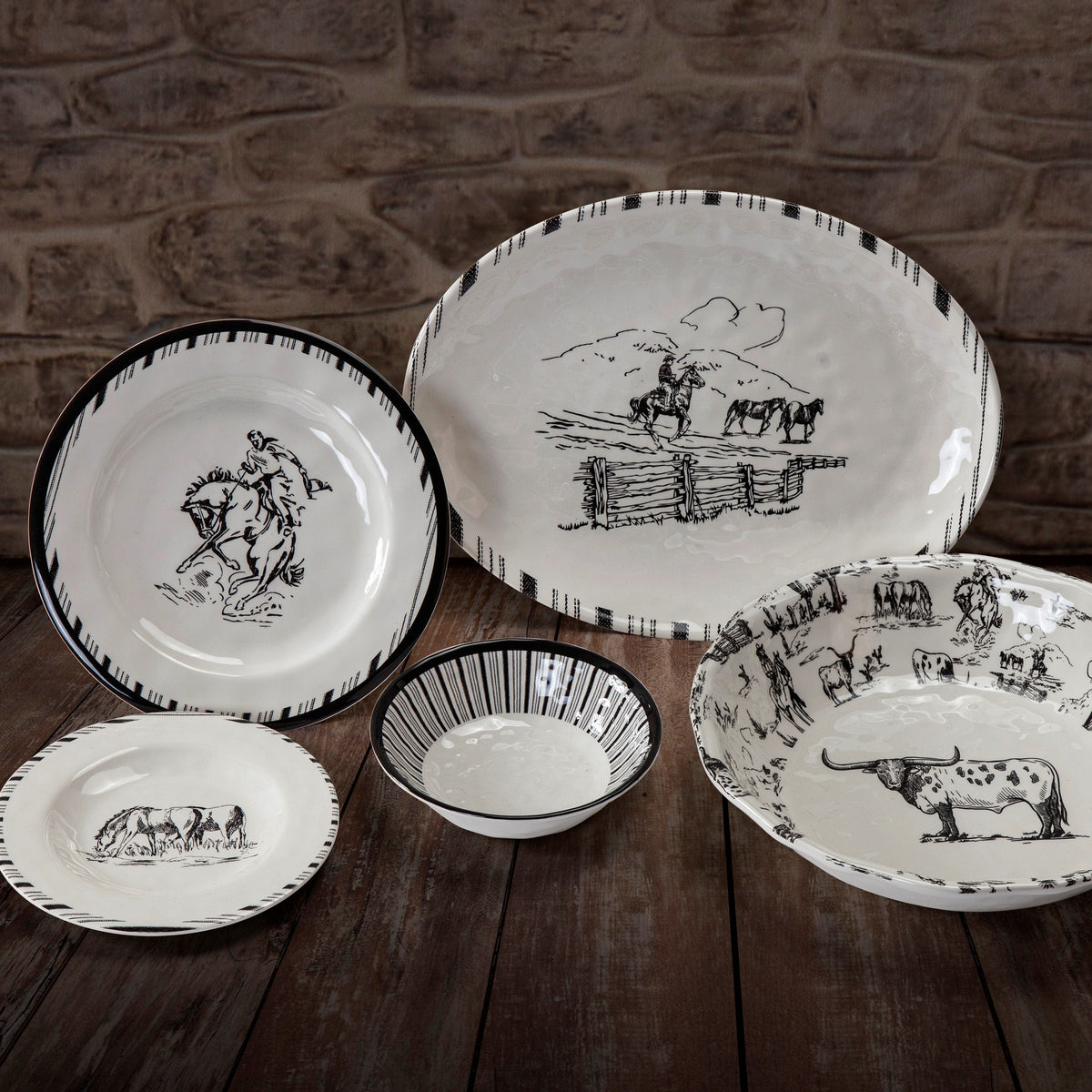 Farm animal dinnerware sets best sale