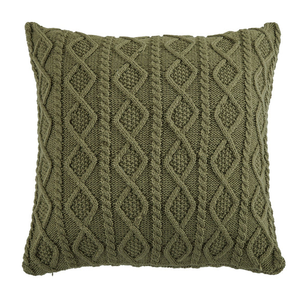 Cable Knit Soft Diamond Throw Pillow Pillow