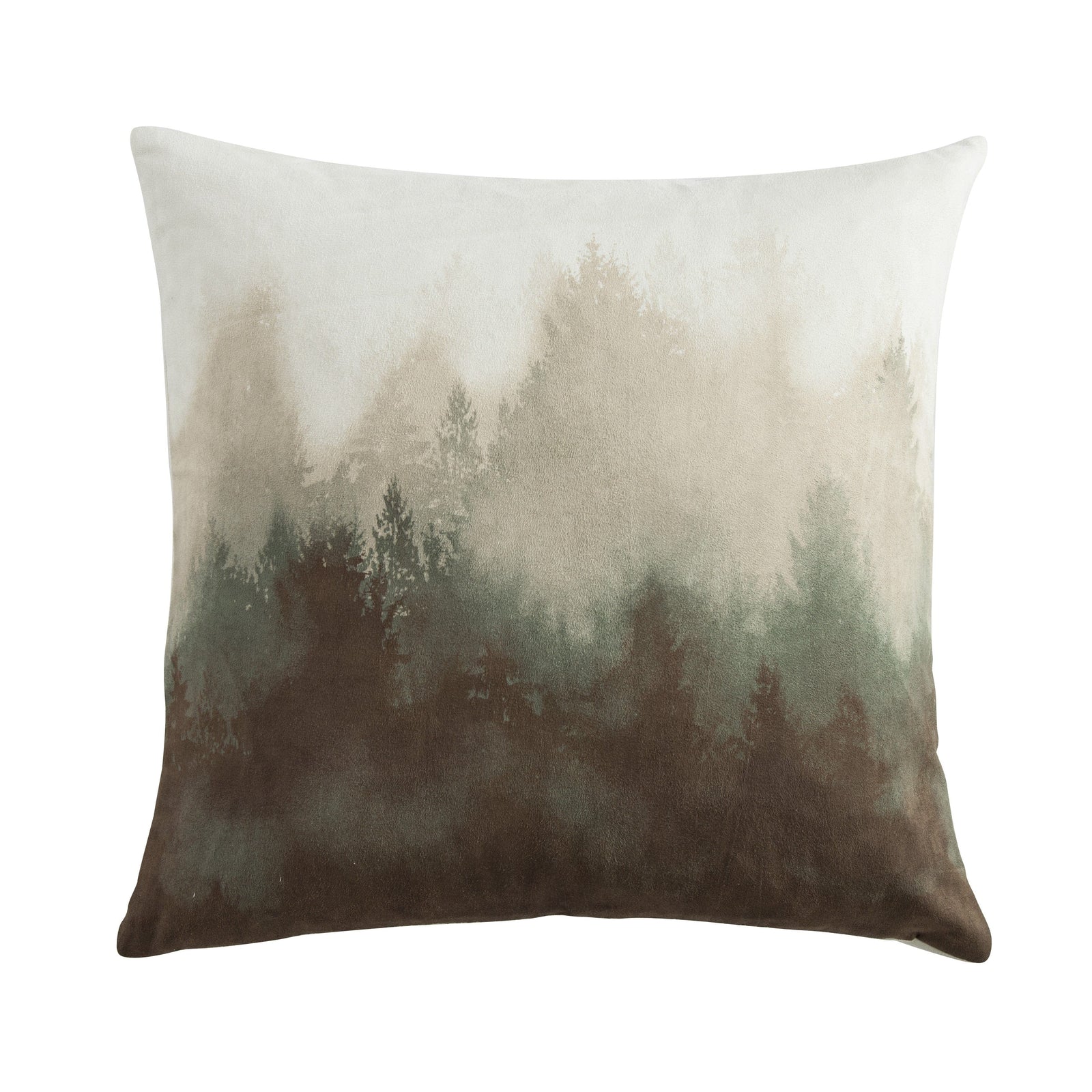 Forest Pine Watermark Tree Throw Pillow 18x18 HiEnd Accents