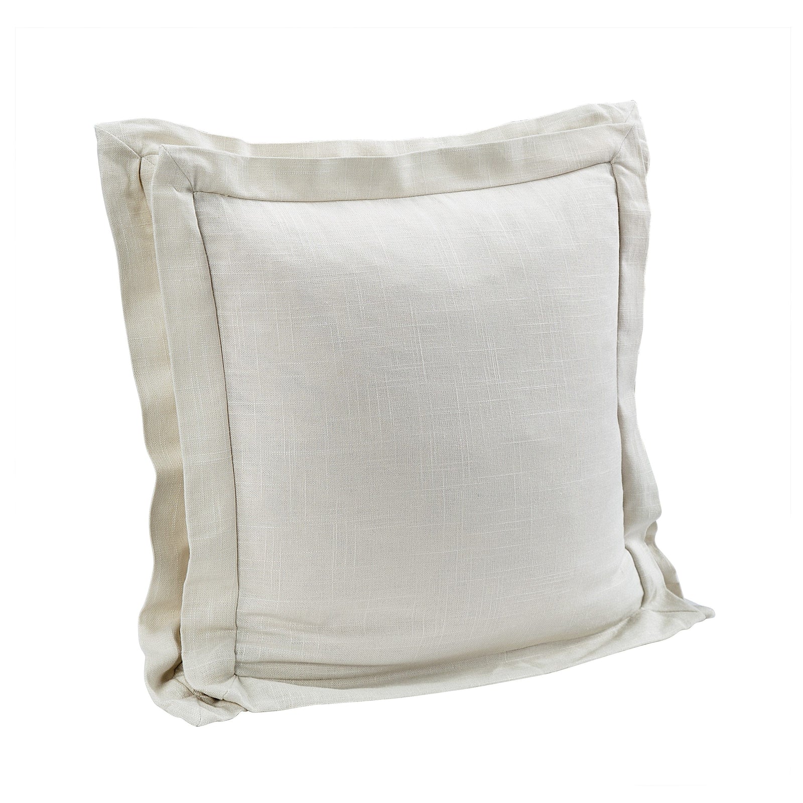 Double Flanged Washed Linen Pillow HiEnd Accents