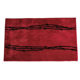 Red Barbwire Kitchen/Bath Rug Rug