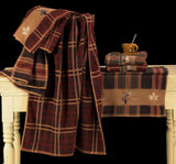 Embroidered Moose Towel Set, 3-pc Plaid Sale-Bath