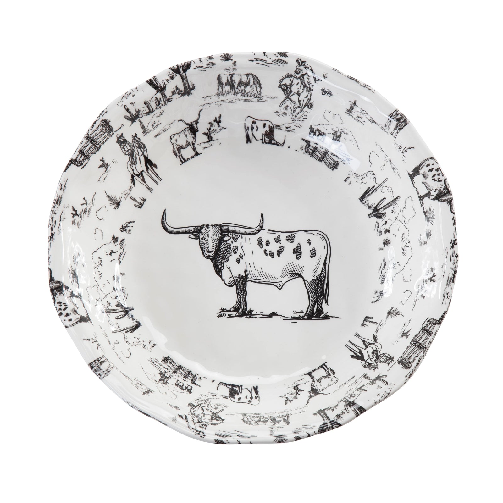 Cow dinner plates hotsell