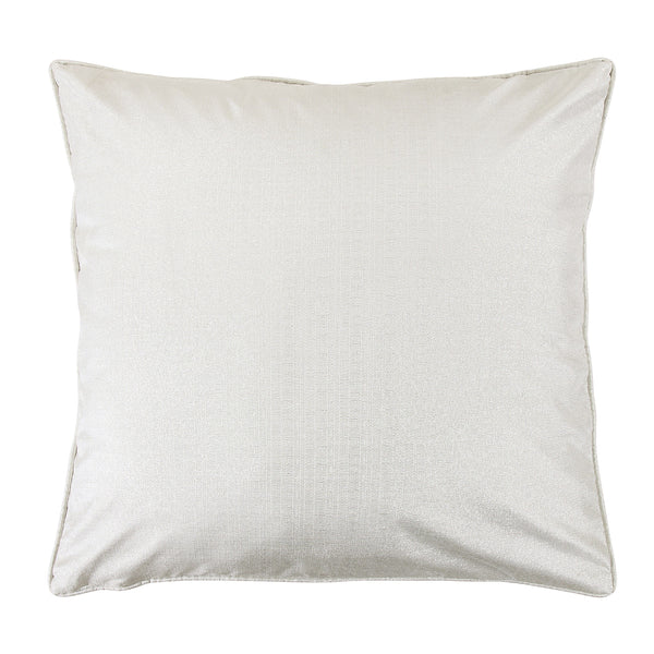 Celeste Sparkling Silver Linen Euro Sham Sham