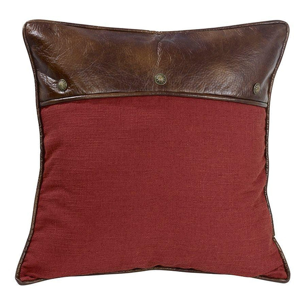 Red euro pillows hot sale