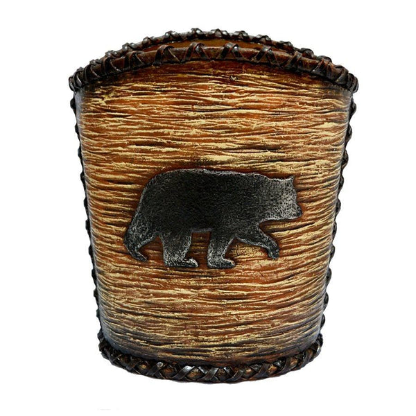 Black Bear Wastebasket Wastebasket